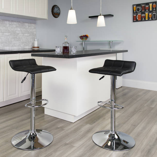 Wade Logan® Camargo Swivel Adjustable Height Stool & Reviews Wayfair